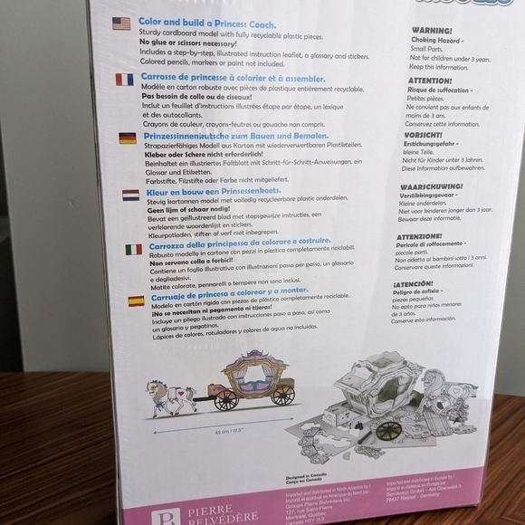 Modello Princess Coach 3D puzzle - Picture 2 of 5